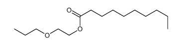 2-propoxyethyl decanoate结构式