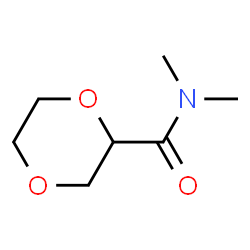 1,4-Dioxane-2-carboxamide,N,N-dimethyl-(9CI) structure