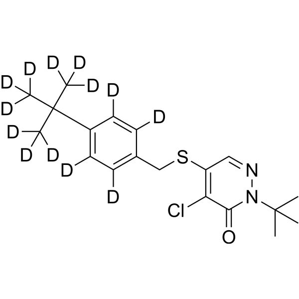 Pyridaben-d13 Structure