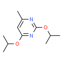 2,4-diisopropoxy-6-methyl-pyrimidine structure