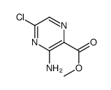 3-氨基-5-氯吡嗪-2-羧酸甲酯结构式