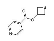 4-Pyridinecarboxylicacid3-thietanylester结构式