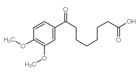 8-(3,4-dimethoxyphenyl)-8-oxooctanoic acid structure