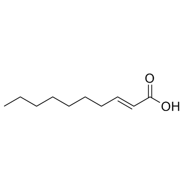 反-2-癸烯酸结构式