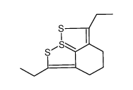 1,4-diethyl-6,7-dihydro-5H-2,2al4,3-trithiacyclopenta[hi]indene Structure