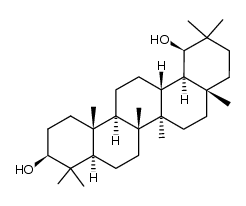 18α-oleanane-3β,19β-diol结构式