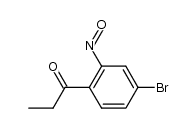 2-propionyl-5-bromonitrosobenzene Structure