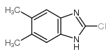 2-CHLORO-5,6-DIMETHYLBENZIMIDAZOLE Structure