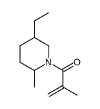 1-(5-ethyl-2-methylpiperidin-1-yl)-2-methylprop-2-en-1-one Structure