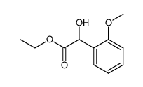 ethyl α-hydroxy-α-(o-methoxyphenyl)acetate结构式