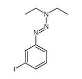 N-ethyl-N-[(3-iodophenyl)diazenyl]ethanamine Structure