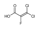 dichloro-2-fluoroacrylic acid Structure