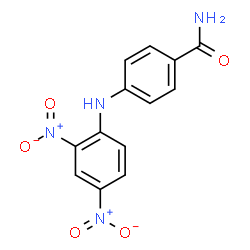 4-[(2,4-Dinitrophenyl)amino]benzamide structure