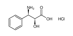 (2S,3R)-3-amino-2-hydroxy-3-phenylpropanoic acid hydrochloride结构式