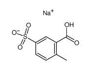 sodium 6-methyl-3-sulfobenzoate结构式