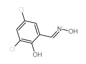 Salicylaldehyde, 3,5-dichloro-, oxime structure