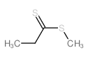 methyl propanedithioate结构式