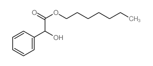 Benzeneacetic acid, a-hydroxy-, heptyl ester structure