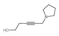 3-Pentyn-1-ol,5-(1-pyrrolidinyl)-(9CI)结构式