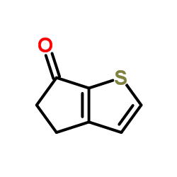 4,5-二氢环戊烯[B]噻吩-6-酮结构式