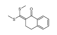 2-[bis(methylsulfanyl)methylidene]-3,4-dihydronaphthalen-1-one结构式