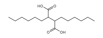 2,3-dihexylsuccinic acid结构式