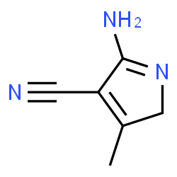 2H-Pyrrole-4-carbonitrile,5-amino-3-methyl-(9CI)结构式