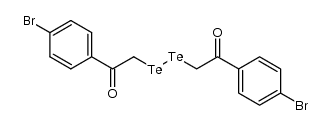 bis(4-bromophenacyl) ditelluride Structure