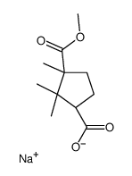 sodium 1-methyl cis-camphorate structure