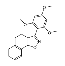 3-(2,4,6-trimethoxy-phenyl)-3a,4,5,9b-tetrahydro-naphtho[2,1-d]isoxazole Structure