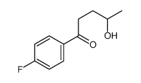 1-(4-fluorophenyl)-4-hydroxypentan-1-one Structure