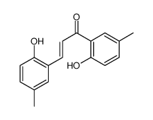 1,3-bis(2-hydroxy-5-methylphenyl)prop-2-en-1-one Structure