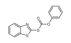 S-(1,3-benzothiazol-2-yl) O-phenyl thiocarbonate结构式