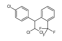 1-chloro-4-[2,2-dichloro-1-[2-(trifluoromethyl)phenyl]ethyl]benzene结构式