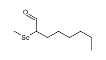 2-methylselanyloctanal Structure