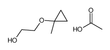 acetic acid,2-(1-methylcyclopropyl)oxyethanol结构式