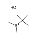 tert-butyl-dimethyl sulfonium ; hydroxide Structure