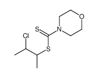 3-chlorobutan-2-yl morpholine-4-carbodithioate Structure