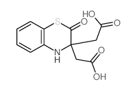 2-[8-(carboxymethyl)-9-oxo-10-thia-7-azabicyclo[4.4.0]deca-1,3,5-trien-8-yl]acetic acid picture