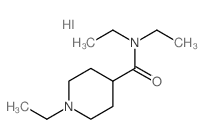 N,N,1-triethylpiperidine-4-carboxamide结构式