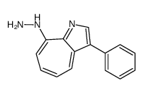 (3-phenylcyclohepta[b]pyrrol-8-yl)hydrazine结构式