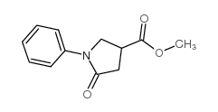 5-氧代-1-苯基吡咯烷-3-羧酸甲酯图片