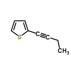 Thiophene, 2-(1-butynyl)- (9CI)结构式