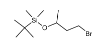 ((4-bromobutan-2-yl)oxy)(tert-butyl)dimethylsilane结构式