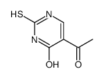 4(1H)-PYRIMIDINONE, 5-ACETYL-2,3-DIHYDRO-2-THIOXO-结构式