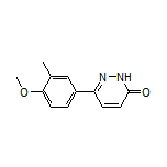 6-(4-Methoxy-3-methylphenyl)pyridazin-3(2H)-one Structure
