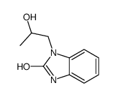 2H-Benzimidazol-2-one,1,3-dihydro-1-(2-hydroxypropyl)-(9CI)结构式