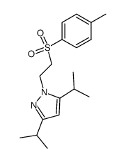 3,5-diisopropyl-1-(2-tosylethyl)-1H-pyrazole Structure