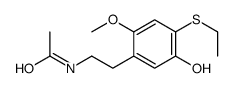 N-[2-(4-ethylsulfanyl-5-hydroxy-2-methoxyphenyl)ethyl]acetamide Structure