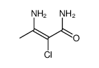 trans-α-Chloro-β-aminocrotonamide Structure